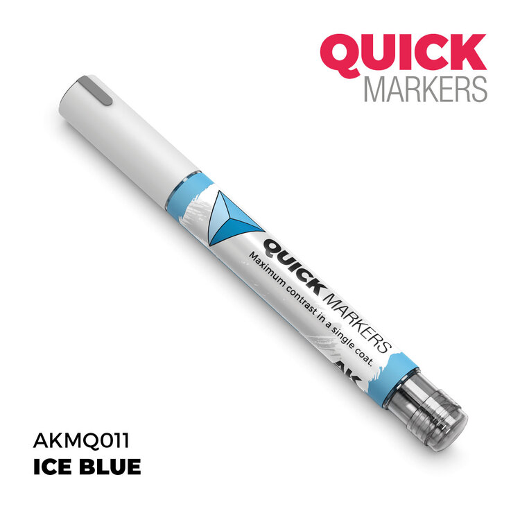 AK Interactive AK Interactive: Quick Markers - Ice Blue