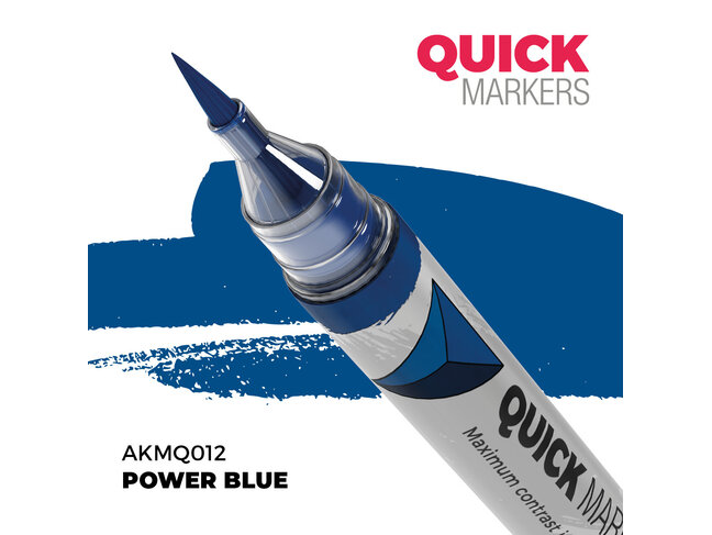 AK Interactive Quick Markers - Power Blue