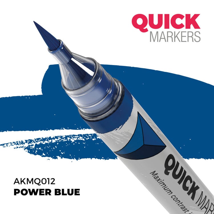 AK Interactive AK Interactive: Quick Markers - Power Blue