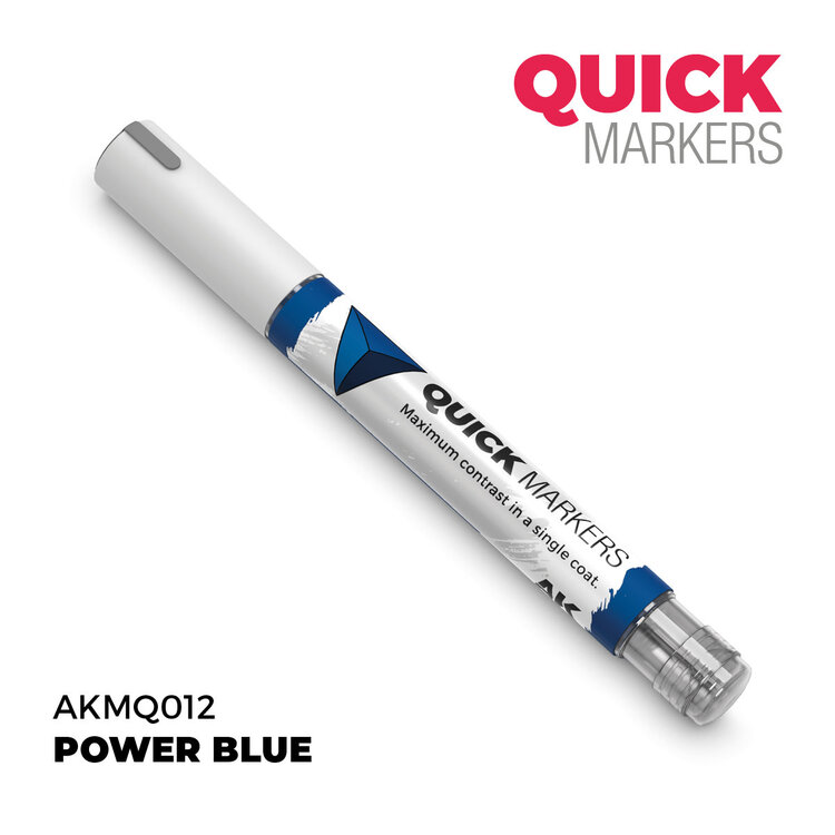 AK Interactive AK Interactive: Quick Markers - Power Blue