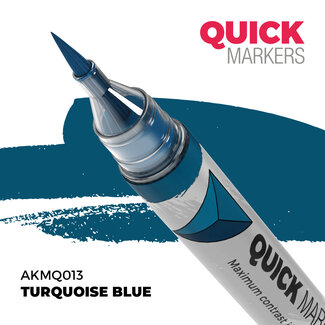 AK Interactive Quick Markers - Turquoise Blue