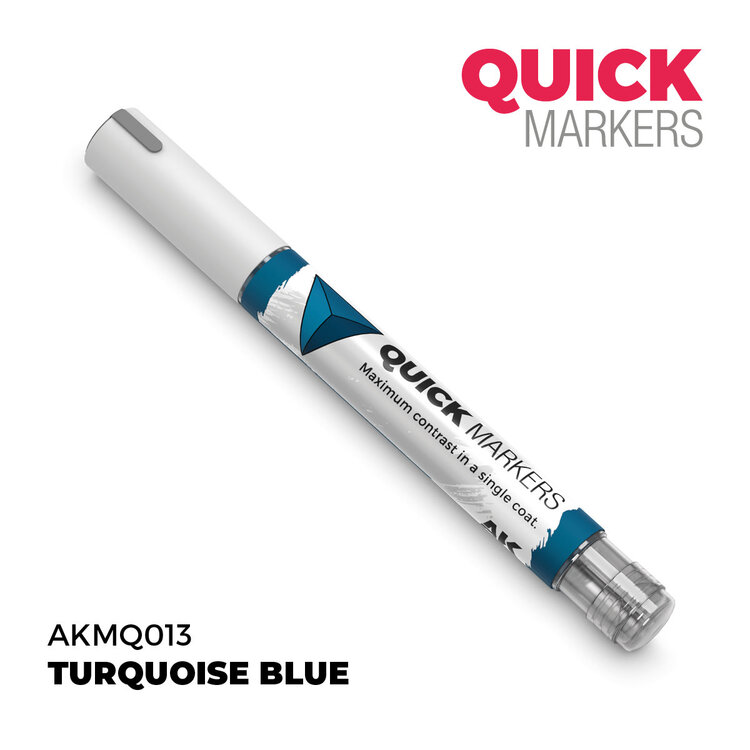 AK Interactive AK Interactive: Quick Markers - Turquoise Blue