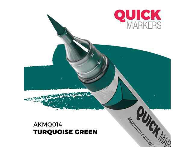 AK Interactive Quick Markers - Turquoise Green