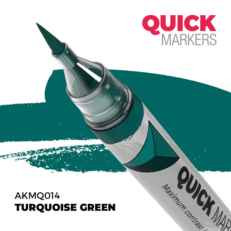 AK Interactive AK Interactive: Quick Markers - Turquoise Green