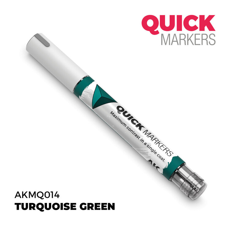 AK Interactive AK Interactive: Quick Markers - Turquoise Green
