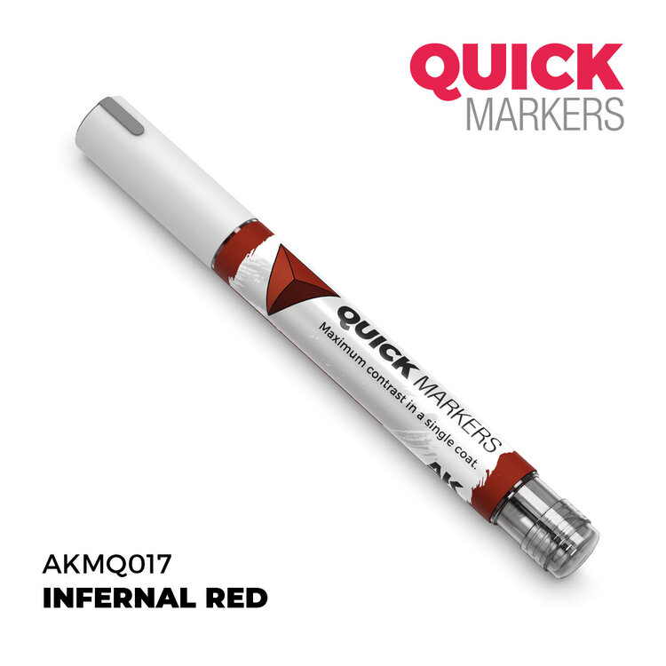 AK Interactive AK Interactive: Quick Markers - Infernal Red