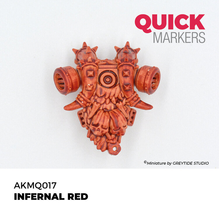 AK Interactive AK Interactive: Quick Markers - Infernal Red