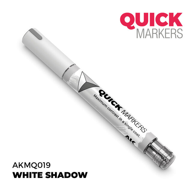 AK Interactive AK Interactive: Quick Markers - White Shadow