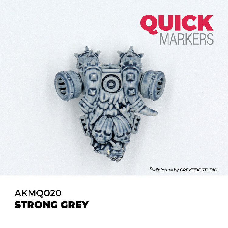 AK Interactive AK Interactive: Quick Markers - Strong Grey