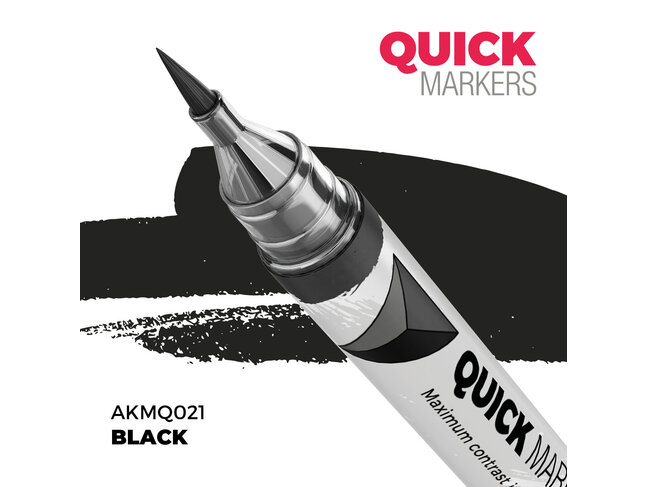 AK Interactive Quick Markers - Black