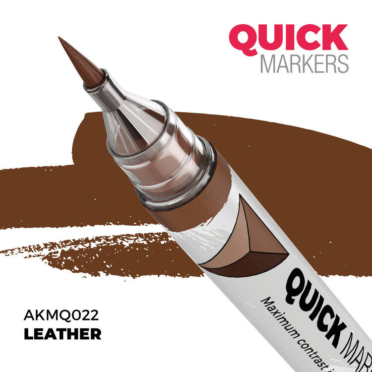 AK Interactive AK Interactive: Quick Markers - Leather