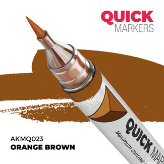 AK Interactive Quick Markers - Orange Brown