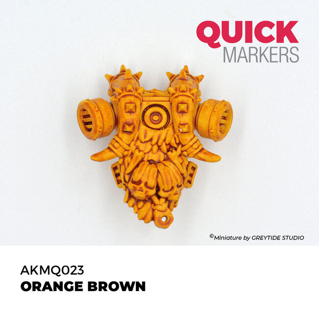 AK Interactive AK Interactive: Quick Markers - Orange Brown