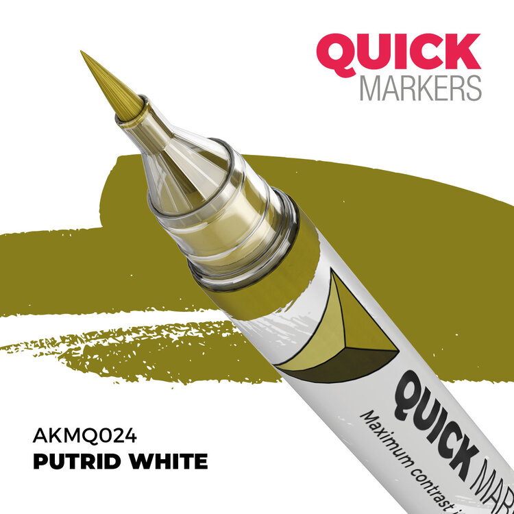 AK Interactive AK Interactive: Quick Markers - Putrid White