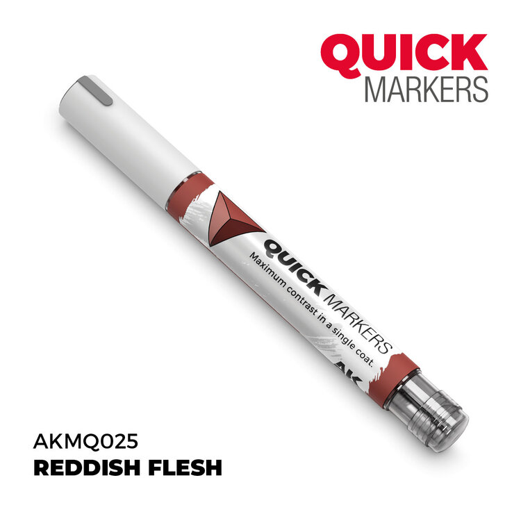 AK Interactive AK Interactive: Quick Markers - Reddish Flesh