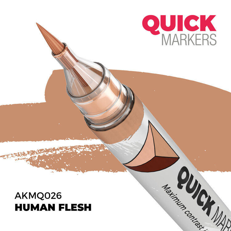 AK Interactive AK Interactive: Quick Markers - Human Flesh