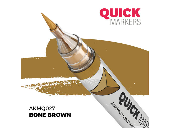 AK Interactive Quick Markers - Bone Brown