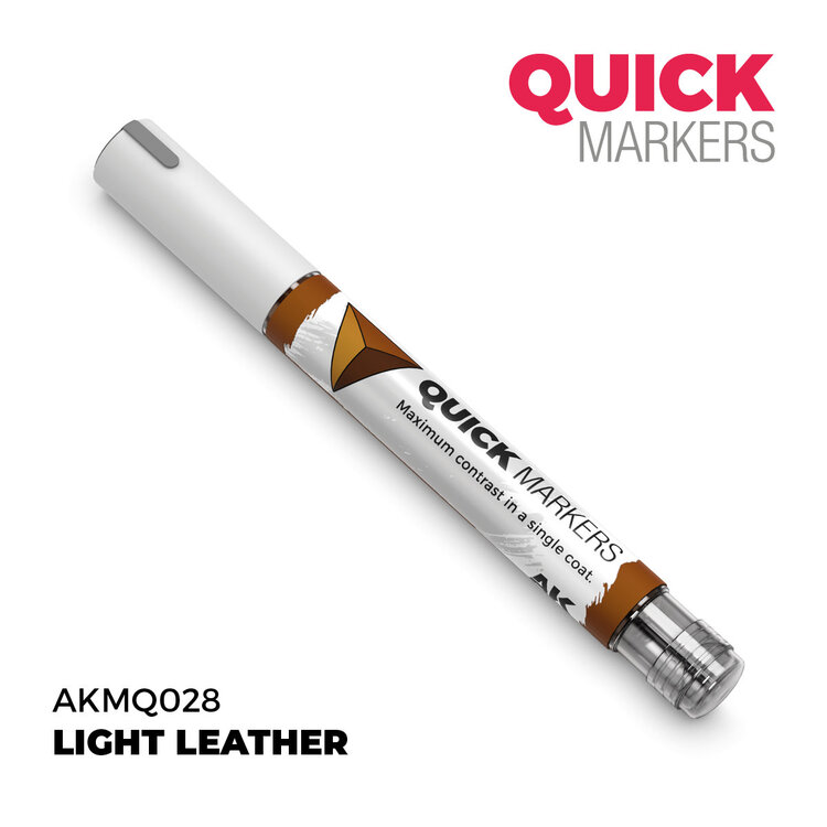 AK Interactive AK Interactive: Quick Markers - Light Leather