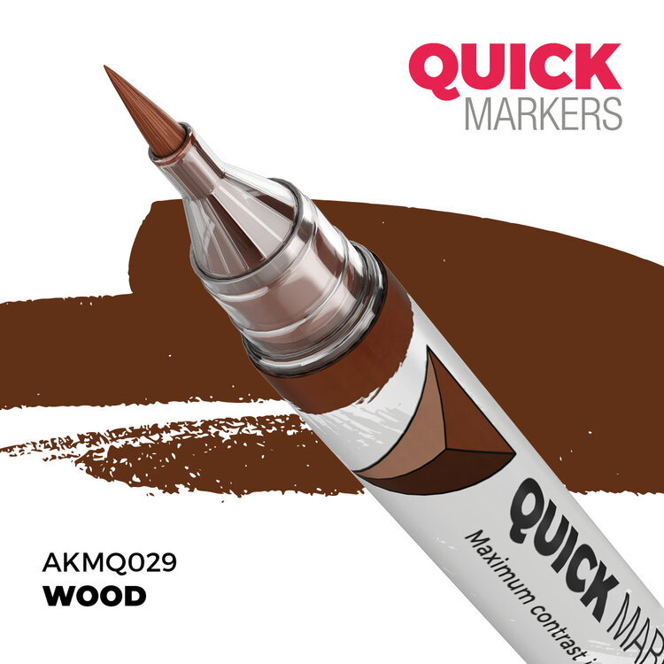 AK Interactive AK Interactive: Quick Markers - Wood