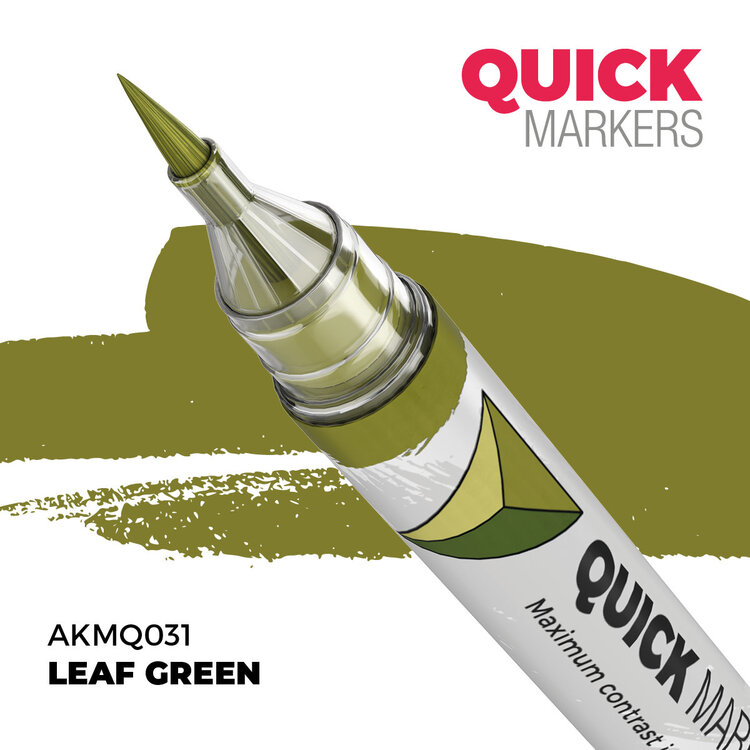 AK Interactive AK Interactive: Quick Markers - Leaf Green
