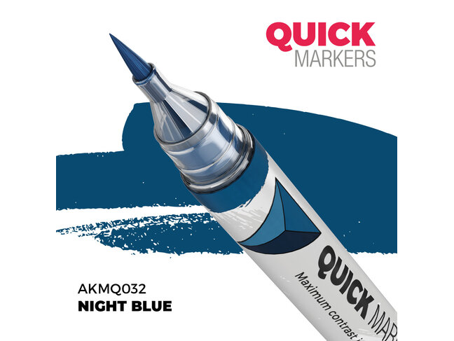 AK Interactive Quick Markers - Night Blue
