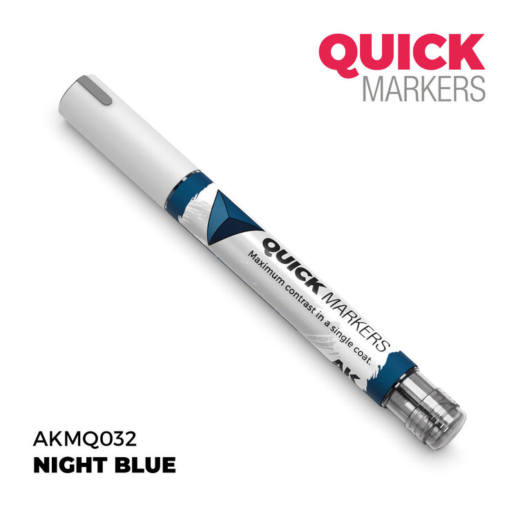 AK Interactive AK Interactive: Quick Markers - Night Blue