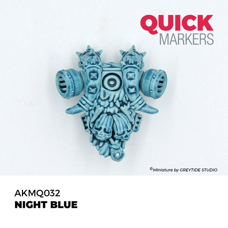 AK Interactive AK Interactive: Quick Markers - Night Blue
