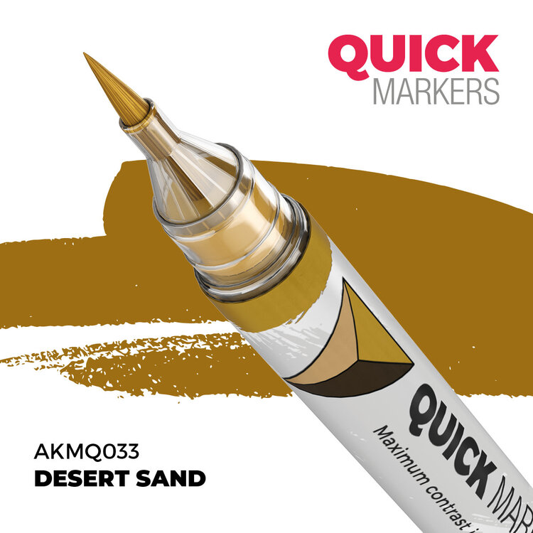 AK Interactive AK Interactive: Quick Markers - Desert Sand