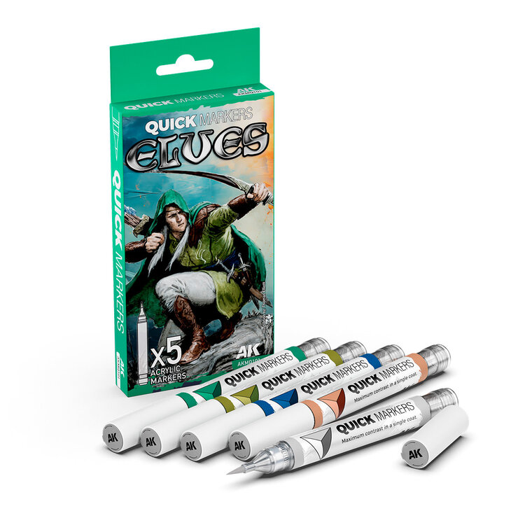 AK Interactive AK Interactive: Quick Markers Set - Elves