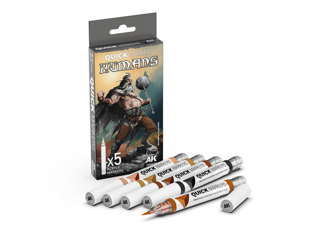 AK Interactive Quick Markers Set - Humans