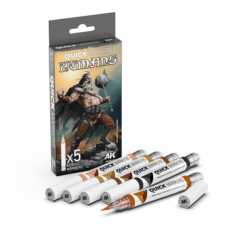 AK Interactive AK Interactive: Quick Markers Set - Humans