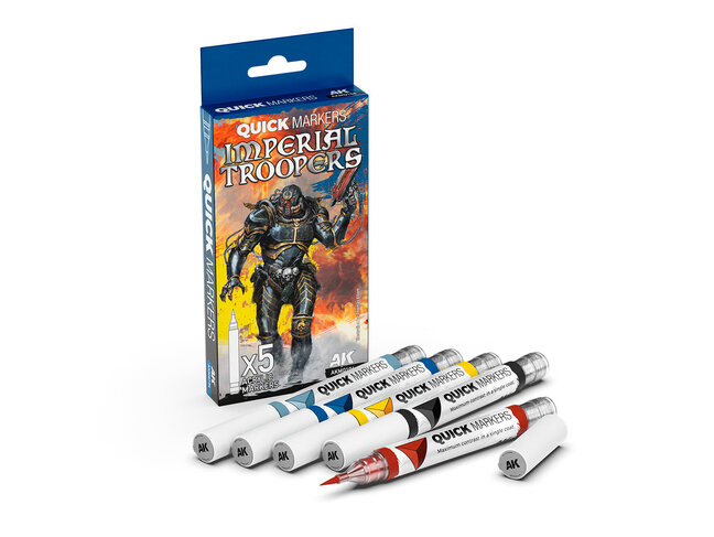 AK Interactive Quick Markers Set - Imperial Troopers