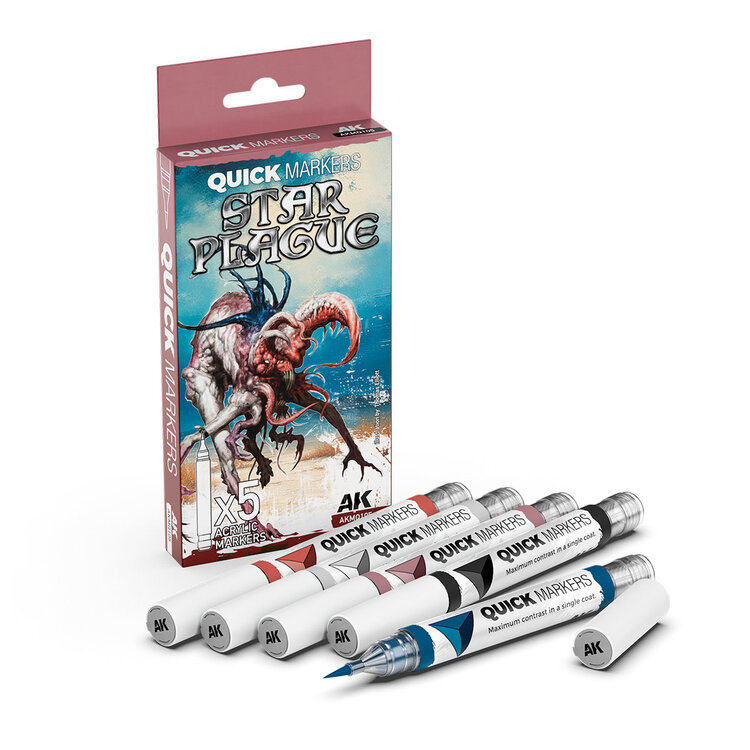 AK Interactive AK Interactive: Quick Markers Set - Star Plague