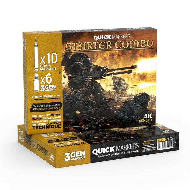 AK Interactive AK Interactive: Quick Markers - Starter Combo