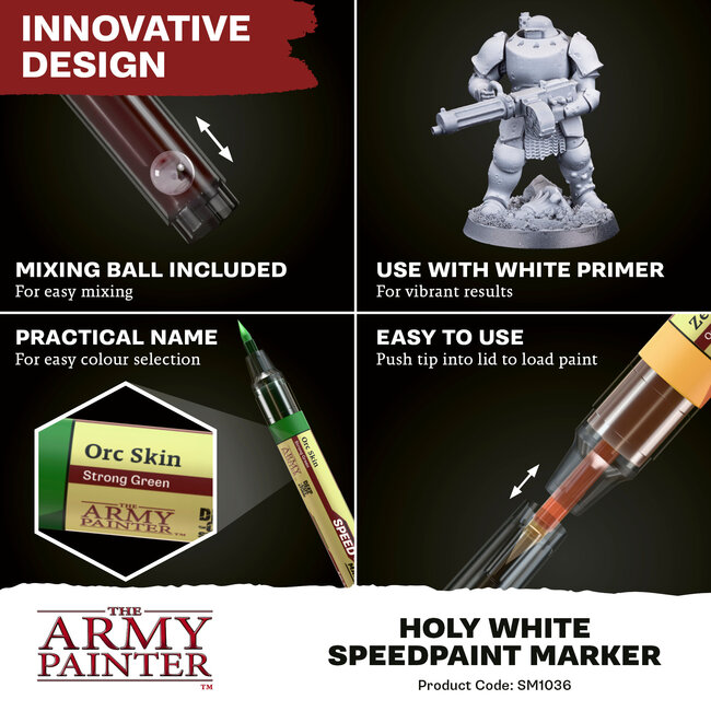 The Army Painter The Army Painter: Speedpaint Marker 2.0 - Holy White