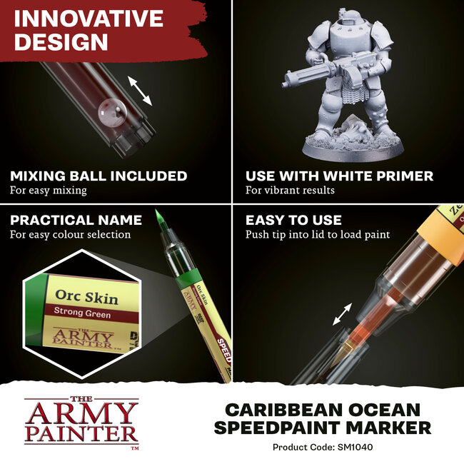 The Army Painter The Army Painter: Speedpaint Marker 2.0 - Caribbean Ocean