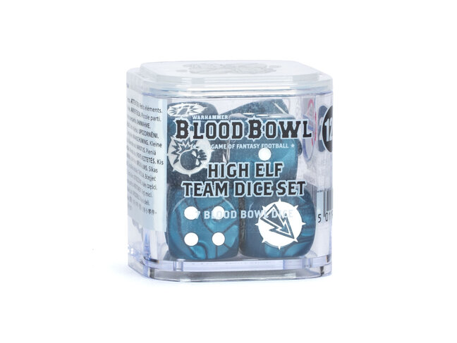 Games Workshop Warhammer Blood Bowl: High Elf Team - Dice Set