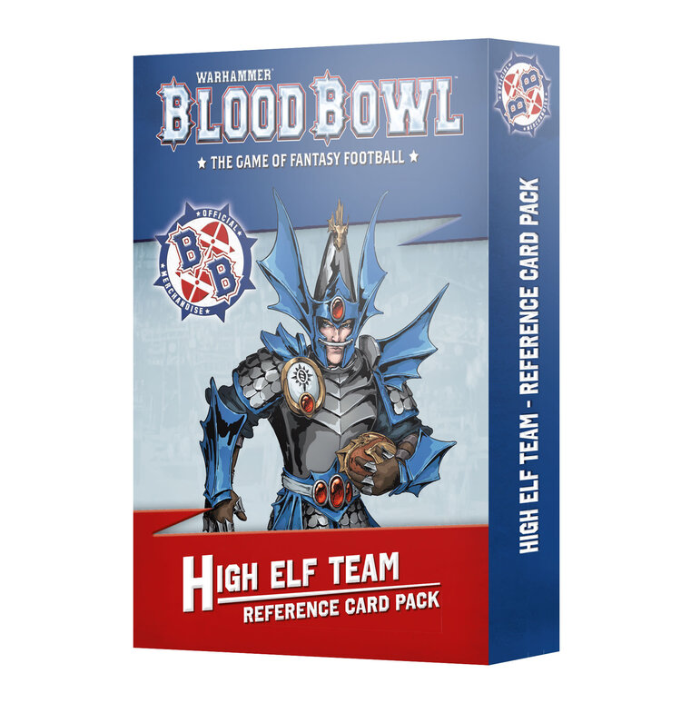 Games Workshop Warhammer Blood Bowl: High Elf Team - Reference Card Pack (eng)