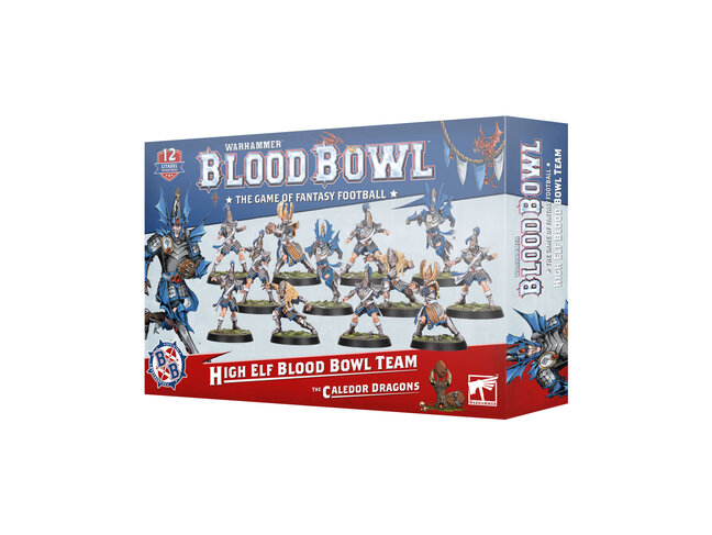 Games Workshop Warhammer Blood Bowl: High Elf Team - The Caledor Dragons