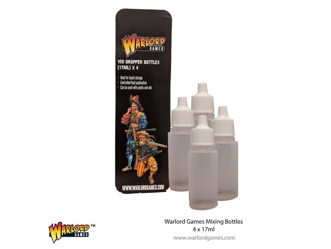 Warlord Games Mixing Bottles 17ml (4)