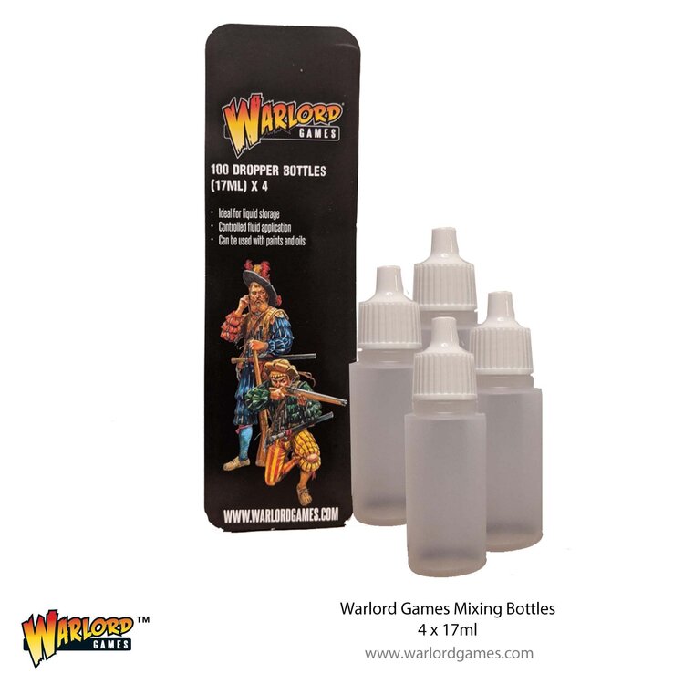 Warlord Games Warlord Games: Mixing Bottles 17ml (4)