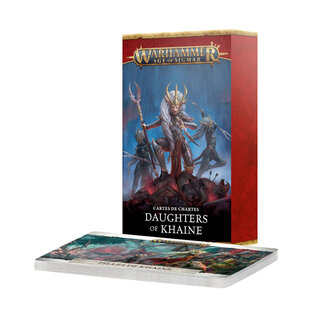 Games Workshop Warscroll Cards: Daughters of Khaine (fra)