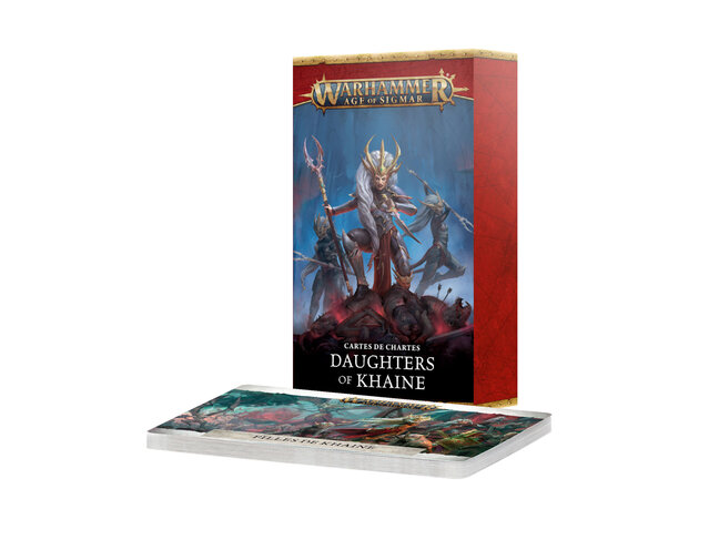 Games Workshop Warhammer Warscroll Cards: Daughters of Khaine (fra)