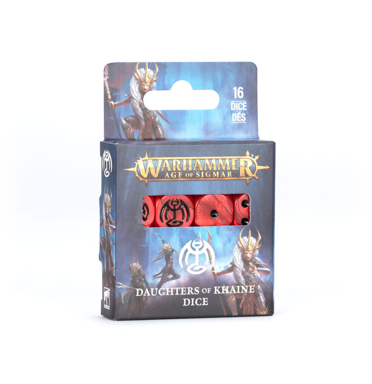 Games Workshop Warhammer Dice Set: Daughters of Khaine