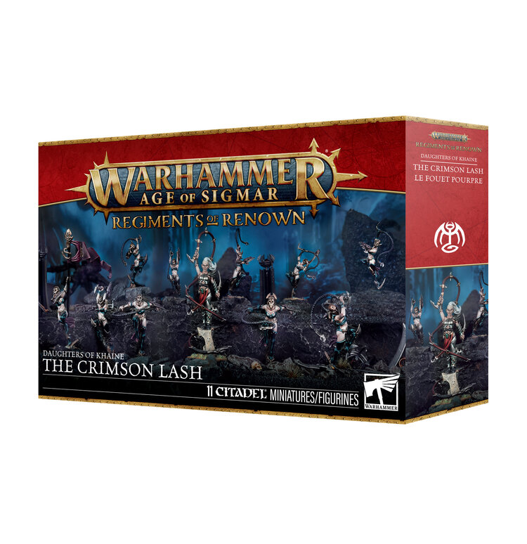 Games Workshop Warhammer Warhammer Age of Sigmar - Daughters of Khaine: Regiments of Renown - The Crimson Lash