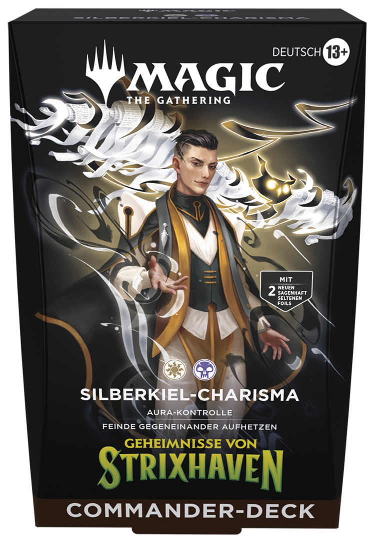 Magic: The Gathering Wizards of the Coast - Magic: The Gathering - Geheimnisse von Strixhaven: Commander Deck - Silberkiel-Charisma (deu)