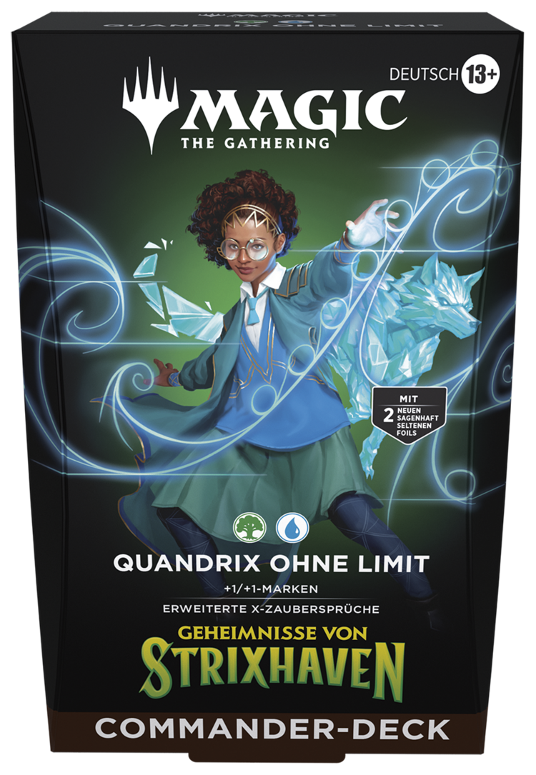 Magic: The Gathering Wizards of the Coast - Magic: The Gathering - Geheimnisse von Strixhaven: Commander Deck - Quandrix ohne Limit (deu)