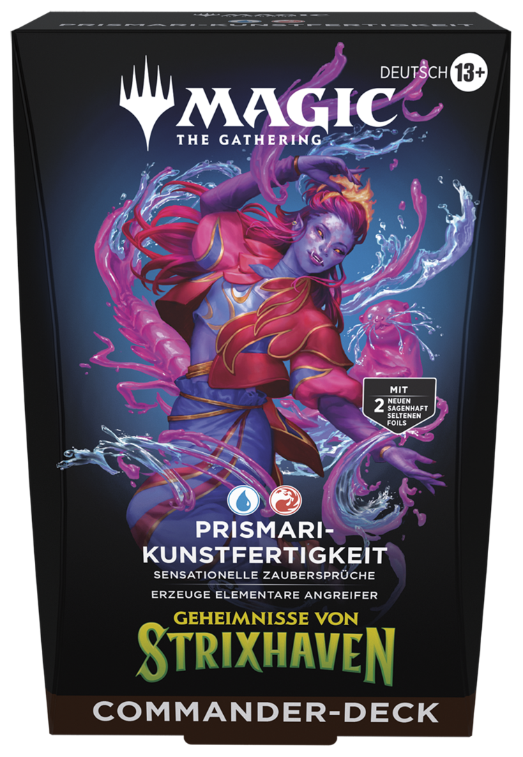 Magic: The Gathering Wizards of the Coast - Magic: The Gathering - Geheimnisse von Strixhaven: Commander Deck - Prismari-Kunstfertigkeit (deu)