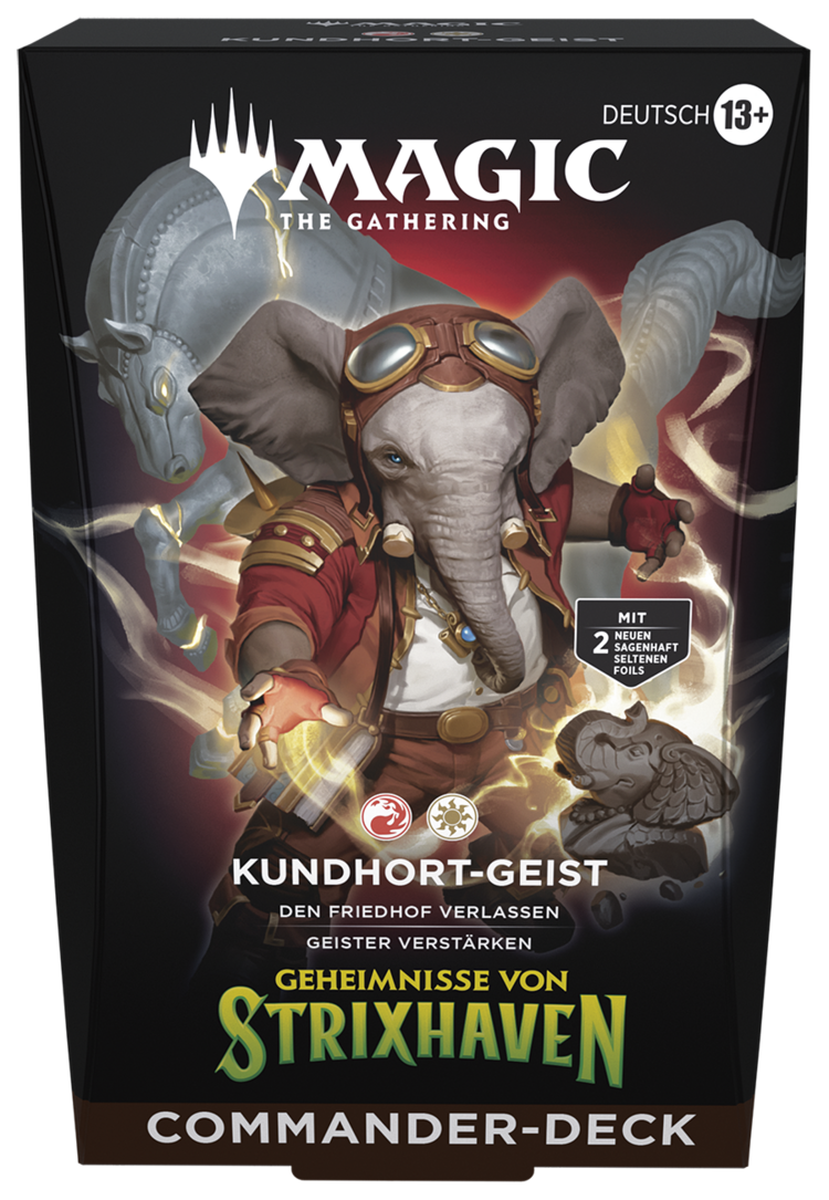 Magic: The Gathering Wizards of the Coast - Magic: The Gathering - Geheimnisse von Strixhaven: Commander Deck - Kundhort-Geist (deu)