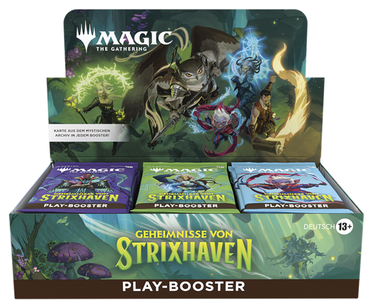 Magic: The Gathering Wizards of the Coast - Magic: The Gathering - Geheimnisse von Strixhaven: Play Booster Display (deu)